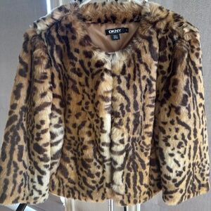 Cute DKNY Faux Fur jacket